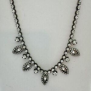 Faux Diamond Rhinestone Vintage Necklace